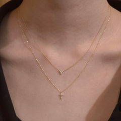 Isabella Triple Stone Necklace