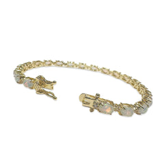 Opaline Oval Tennis Bracelet