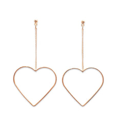 Heart Drop Earrings