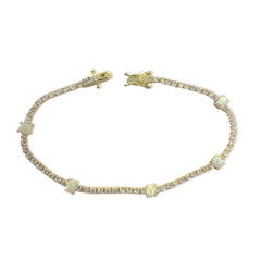 Bailey Opaline Dainty Tennis Bracelet