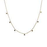 Kerry Tiny Triangle  Dangling Necklace