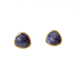 Felice Triangle Sapphire Earrings