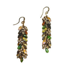 Noellery Spring Leaves Statement Earrings