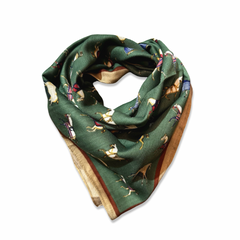 Noellery Horse Design Magnetic Scarf