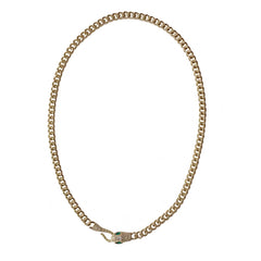 Snake Hook Chain 16” Necklace