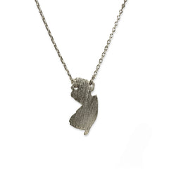 New Jersey State Map Necklace