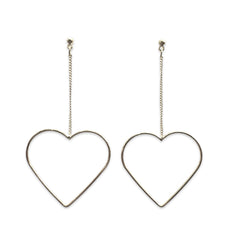 Heart Drop Earrings