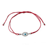 Mother of Pearl Evil Eye Red Thread Bracelet