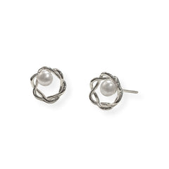 Pearl Twist Studs