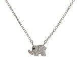 Elephant Tiny Sparkle Necklace