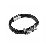 Joellery Knot Braided Leather Bracelet