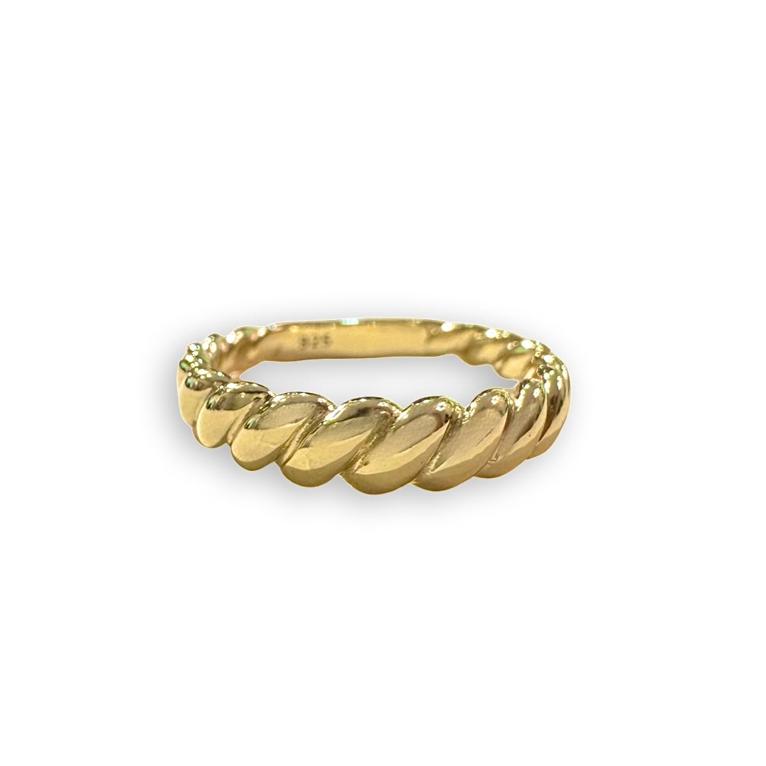 Thin Croissant Ring Noellery
