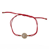 Geovana Sunny Baguette Red Thread Bracelet