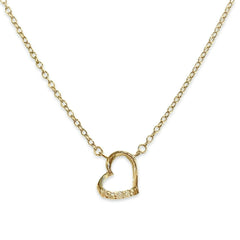 Mini Sideways Heart Necklace