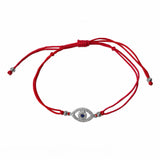 Evil Eye Puffy Red Thread Bracelet