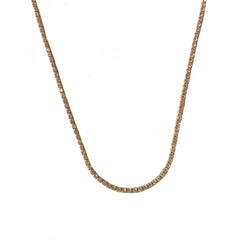 Gold Filled 2mm Eternity Sparkle Tennis Choker