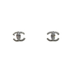Double CC Marquis CZ Studs