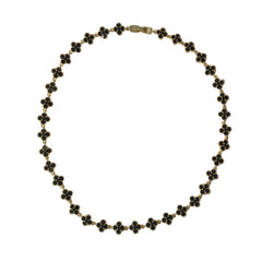 Gold Filled Bezel Flora 18” Tennis Necklace
