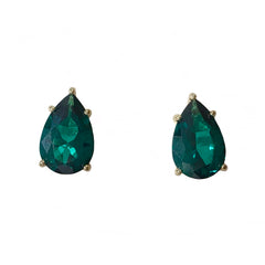 Teardrop Birthstone Stud Earrings