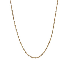 Sterling Silver Singapore Chain Necklace 20”