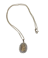 Gold Filled Saint Mary Sparkle Necklace