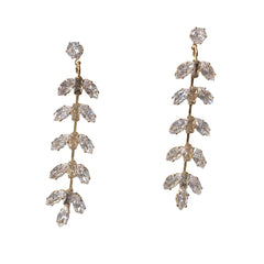Crystal Vine Drop Studs
