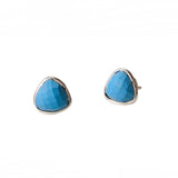Felice Triangle Turquoise Earrings