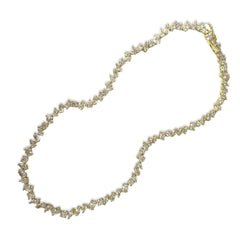 Noellery Deco Shine Tennis Eternity Necklace