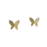 Butterfly Pave Studs