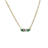 Emerald Petite Deco Necklace