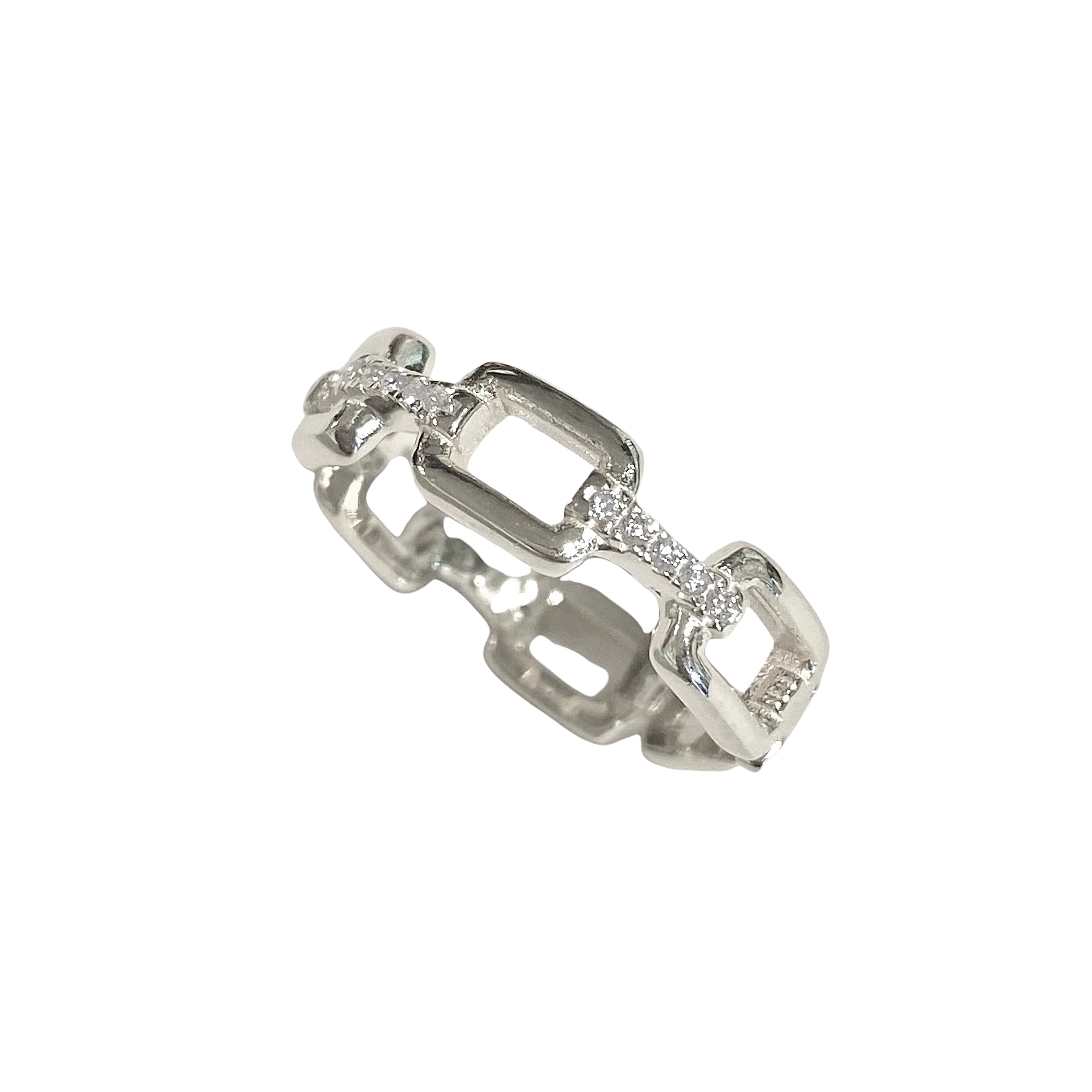 Noelia Wide Chain Link Ring
