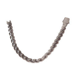 Gold Filled Unisex Twist Tennis Bracelet