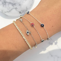 Evil Eye Station Bracelet