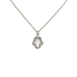 Hamsa Mother of Pearl Sparkle Necklace