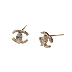 Double CC Marquis CZ Studs