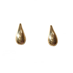 Gold Filled Mini Long Teardrop Studs
