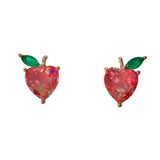 Kerry Apple Heart Studs