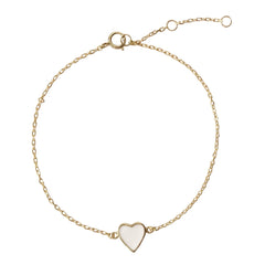 Heart Love Enamel Bracelet