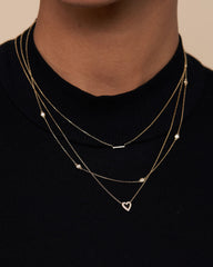 Erika Bezel Station Necklace