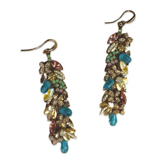 Noellery Spring Leaves Statement Earrings