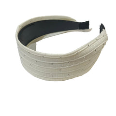 Wide Textured Sparkly Headband