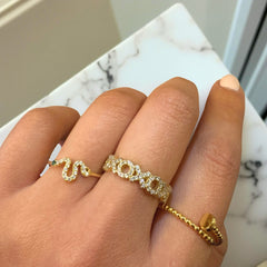 Noelia XOXO Eternity Ring