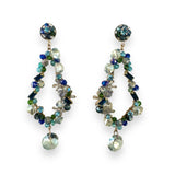 Kristy Crystal Cluster Statement Earrings