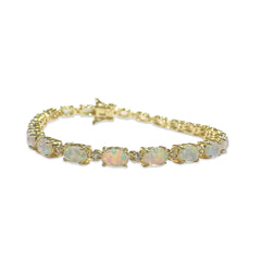 Opaline Oval Tennis Bracelet