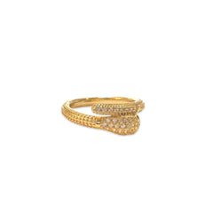 Gold Filled Snake Sparkle Ring