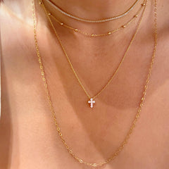 Cross Tiny Necklace