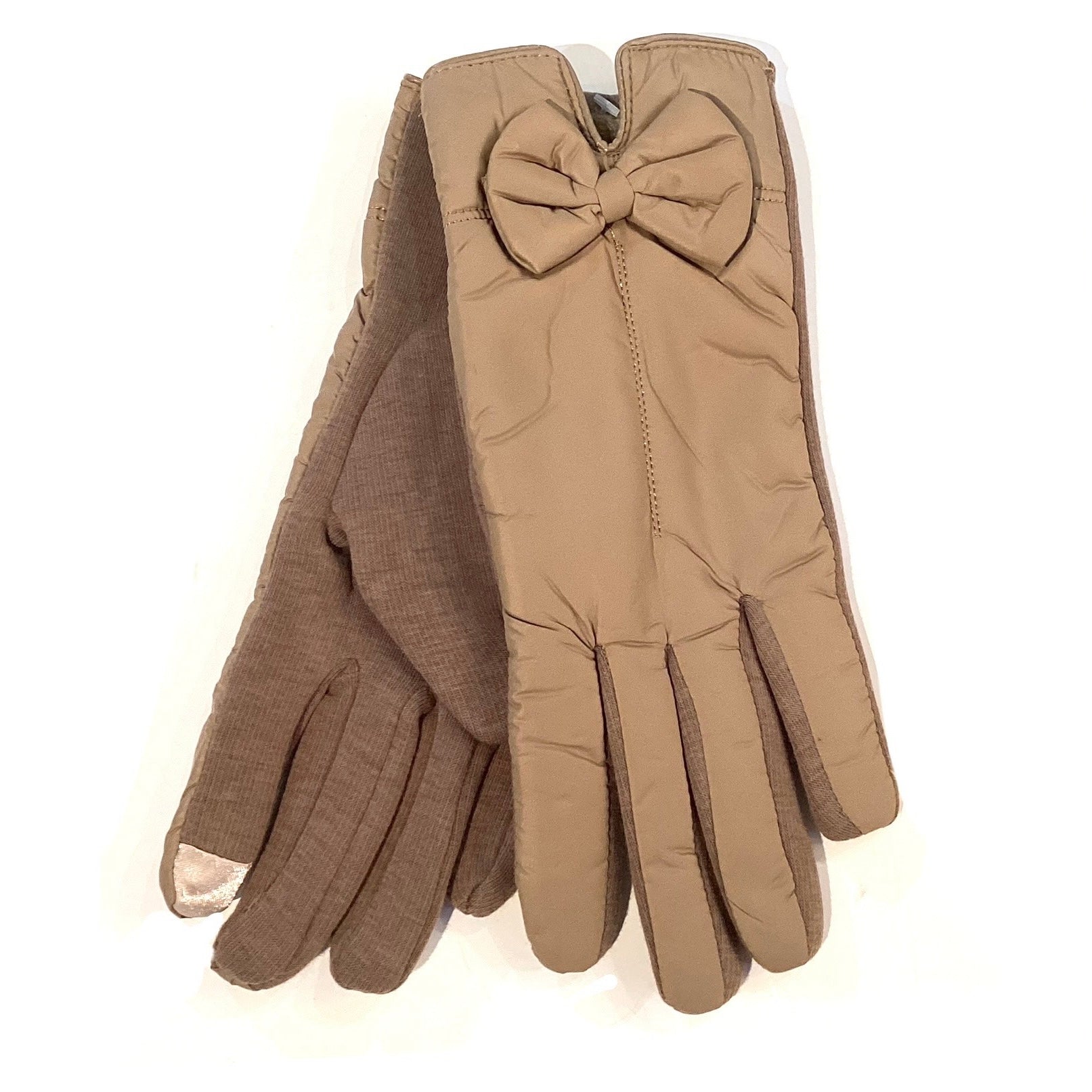 Puffy Bow Gloves