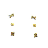 Noellery Mini Geometric 3 Earring Set