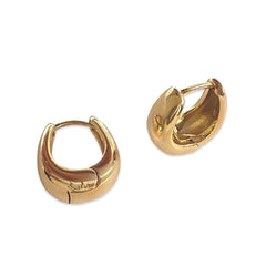 Borisa Gold Filled U Huggie Hoops