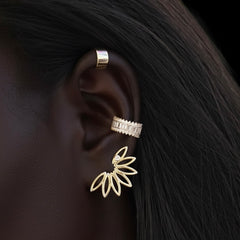 Flower Fan Earrings